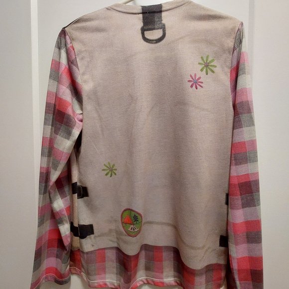 CREATIVE APPAREL CONCEPTS Women's 100% Polyester Graphic Long Sleeves Tee Med - Picture 11 of 13